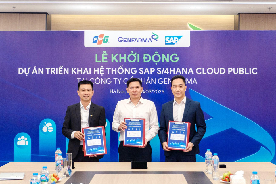Genfarma hợp tác FPT khởi động xây dựng hệ thống Cloud ERP, dự kiến hoàn thành trong hai tháng